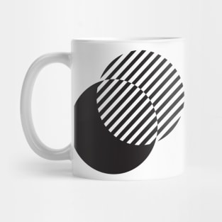 overlapping circles design Mug